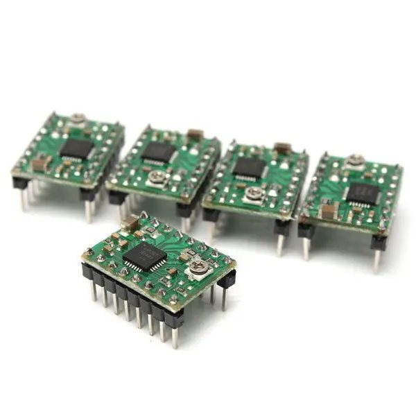 HOT-3D принтер RAMPS 1,4 контроллер+ MEGA2560 R3+ A4988 с теплоотводом комплект, Reprap