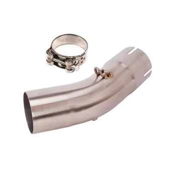Escape Motorcycle Exhaust Middle Link Pipe Mid Connect Tube Stainless Steel Exhaust System For Kawasaki Z900RS Until 2021