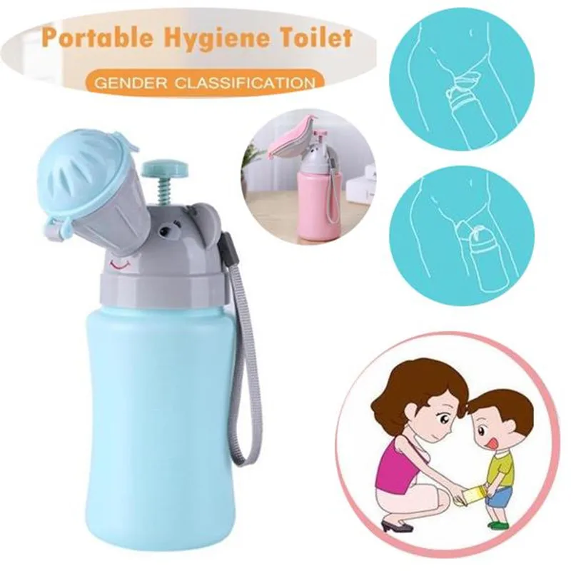 Портативный детский гигиенический унитаз-писуар, горшок для мальчиков и девочек, открытый автомобиль, путешествия, анти-утечка, горшок для детей, Удобный Туалет, учебный горшок