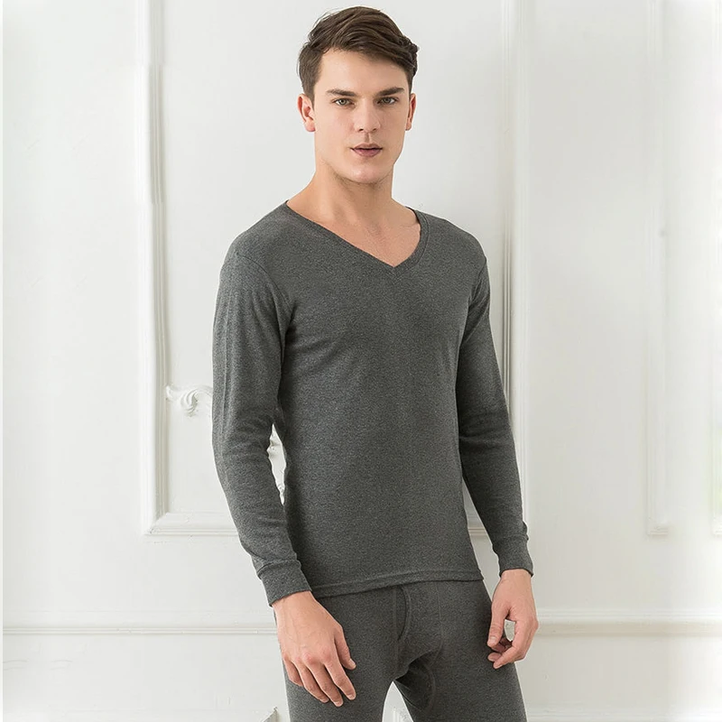 Men Winter Thermal Underwear 100% Cotton Spring Long Hot Underwear Sets Sweat Quick Drying Thermo Underwear Mens Clothing