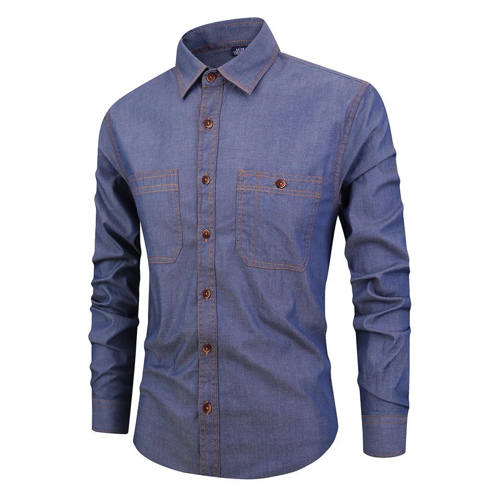 denim formal shirts