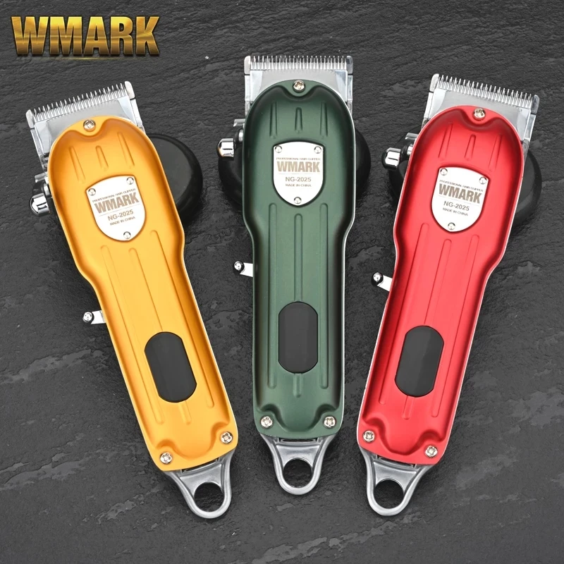 2021 New WMARK NG2025B All-Metal Corded or Cordless Use Hair Clipper With LCD Display 6500 RPM  Hair Trimmer 9CR18 Blade 2500mAh