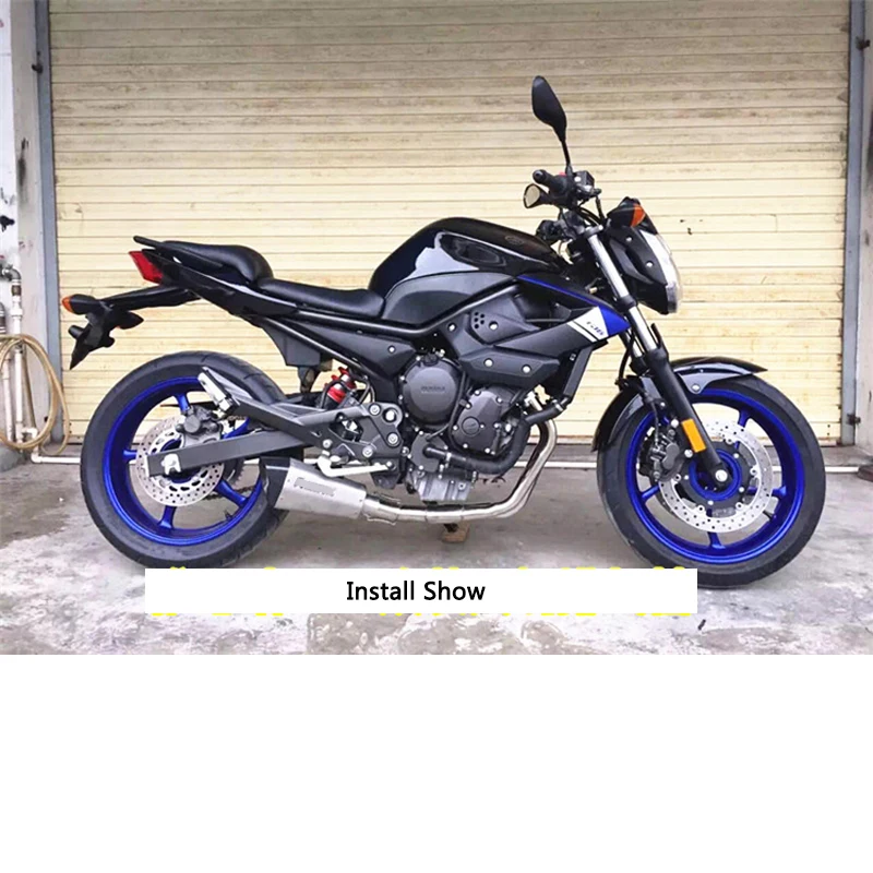 Для Yamaha XJ6N XJ6F выхлопная система мотоцикла заголовок скольжения на глушитель выхлопной трубы 51 мм трубы со съемным дБ убийца