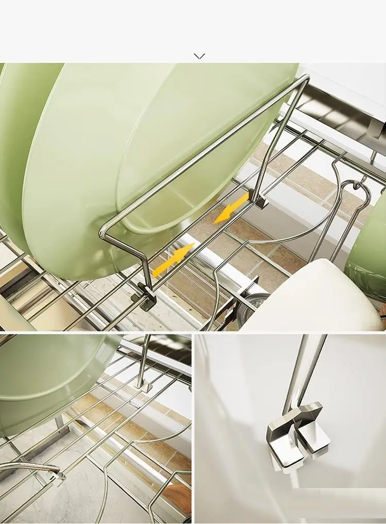 Etagere Afdruiprek Almacenamiento Органайзер из нержавеющей стали Органайзер Cozinha Cocina кухонный стеллаж для хранения