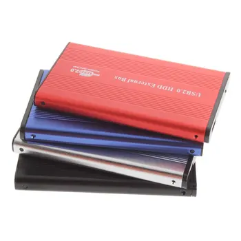 

USB 2.0 2.5 INCH Notebook IDE Hard Driver Enclosure External Case Aluminum-magnesium Alloy Hard Driver Enclosure Bule