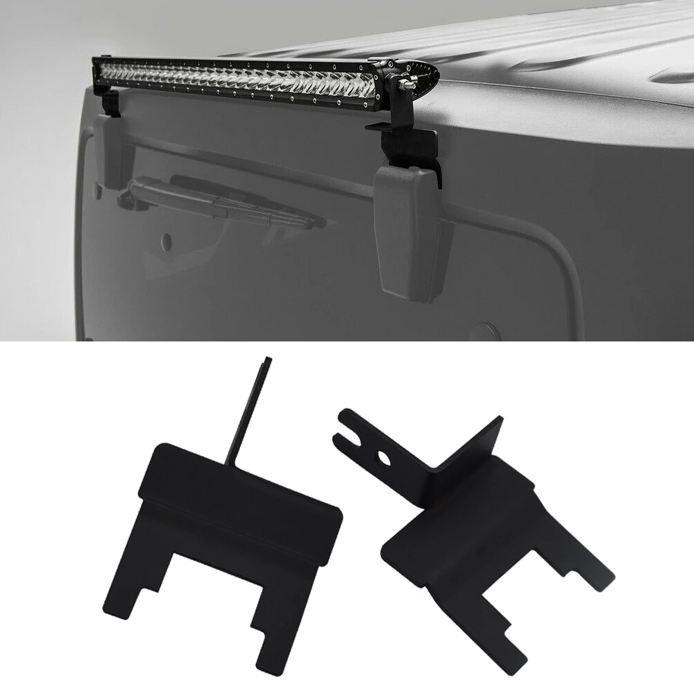  30 inches LED Light Bar Rear Window/Windshield Reverse Roof Mount Brackets Fit Jeep Wrangler JK 200 - 10000000278537