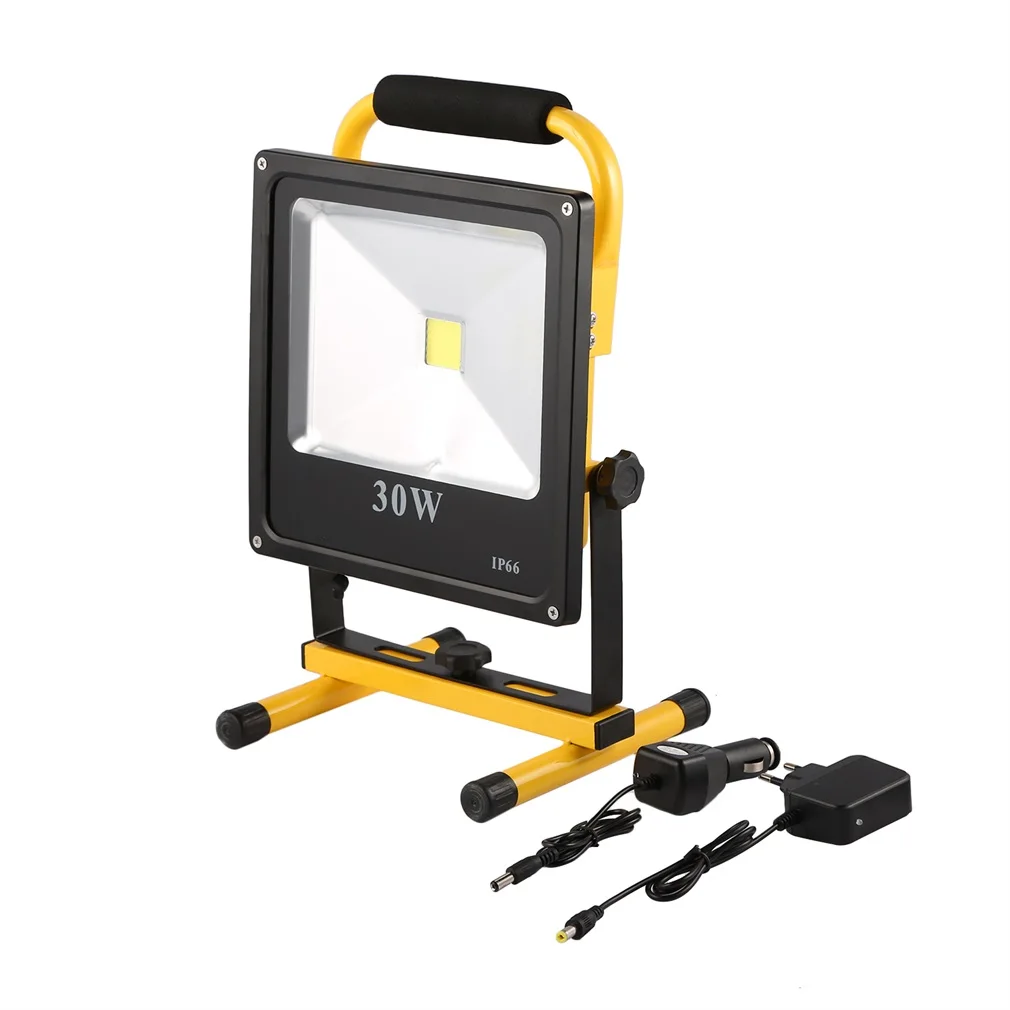 

Super Bright LED Rechargeable Flood Light Series 1*30W Work Light 2700LM IP65 2700-7000K 120 Degree Beam Angle 50000 Hrs Life