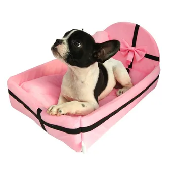 

Cute Plush Cushion Pet Dog House Nest With Mat Warm Small Medium Dogs Pet Removable Mattress Cat Bed Dog Puppy Kennel
