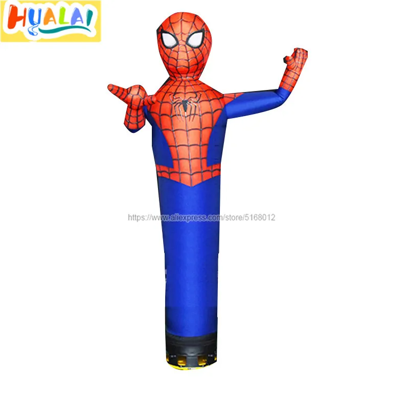 

3m/9.8ft inflatable air dancer Spider-Man tube sky dancer man animated fly guy with blower for outdoor advertising for sale