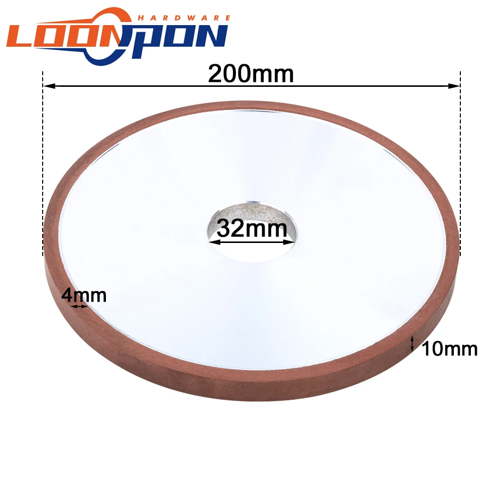 Flat Diamond Grinding Wheel 150mm parallel Grinding Circle for Tungsten Steel Milling Cutter Tool thickness 6-25mm