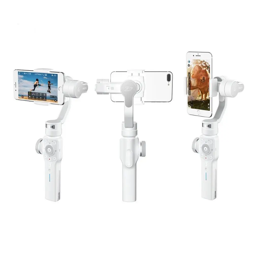 3 осевой стабилизатор Zhiyun Smooth 4 ручной карданный подвес для экшн Камеры Телефона