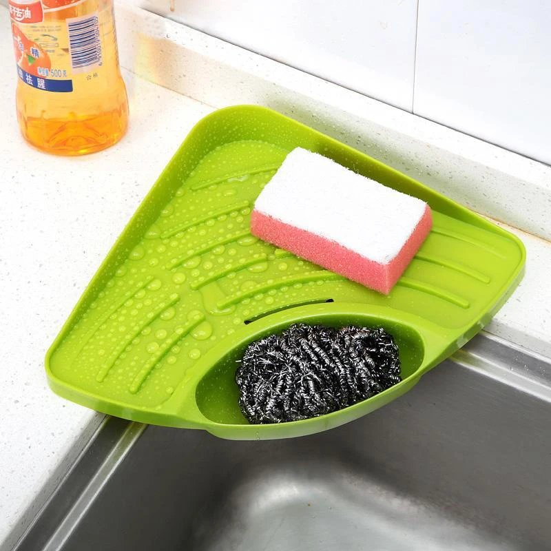 Kitchen Storage Drain Rack Library  Kitchen Rack Sink Drain Rack Thick Plastic Storage Rack Drain Basket Finishing Rack