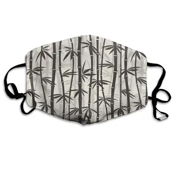 

Bamboo Washable Reusable Mask, Cotton Anti Dust Half Face Mouth Mask For Kids Teens Men Women With Adjustable Ear Loops