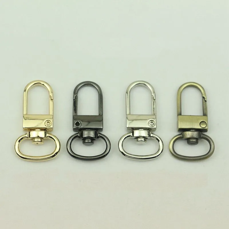 

50Pcs 14mm Metal Buckles for Dog Collar Webbing Swivel Trigger Clasp Handbag Strap Snap Hooks Hanger DIY Bag Parts Accessories