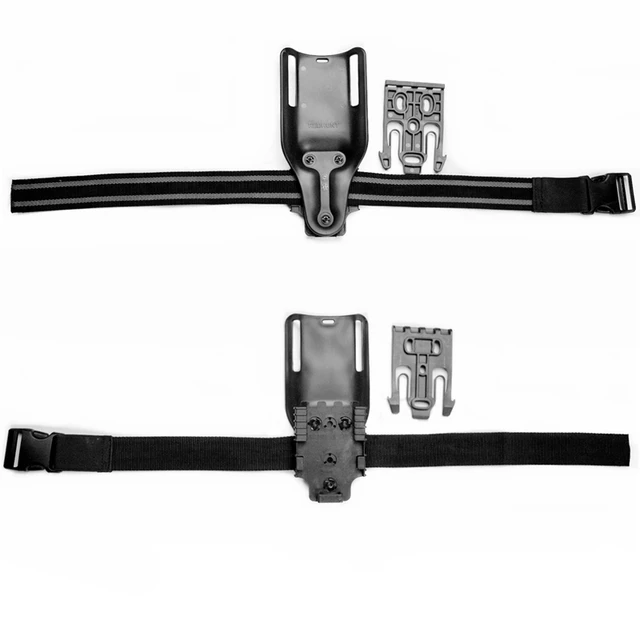 Safariland Quick Locking System Kit, 1-QLS 19 Duty Locking Fork And 2 Qls 22 Duty Receiver Plate With Hardware