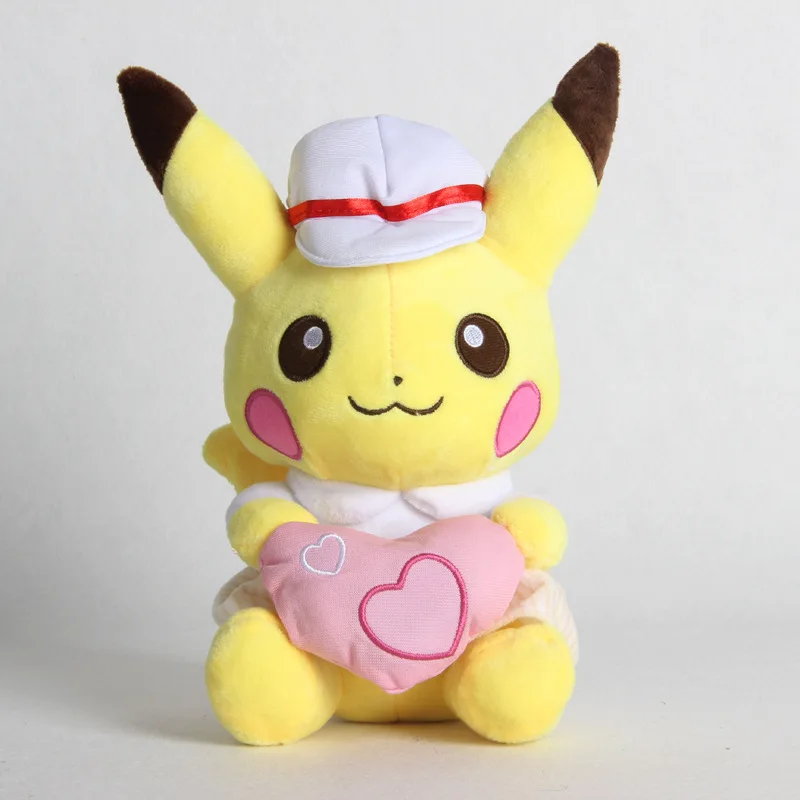 TAKARA TOMY Покемон Прекрасный Пикачу Плюшевые Косплей Любовь ткань сумка Кукла Kawaii аниме игрушки для девушки подарок