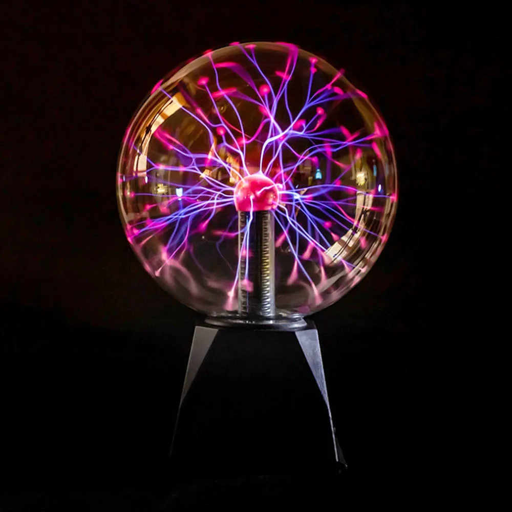 

3 / 4 / 5 / 6 / 8 USB magic lamp electrostatic bulb crystal Magic Ball Magic ion ball lightning voice control Christmas gift