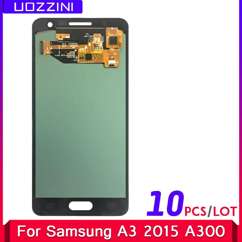 10 шт./партия ЖК дисплей Дисплей для samsung Galaxy A3 2015 A300 A3000 A300F A300M 100% Super AMOLED кодирующий