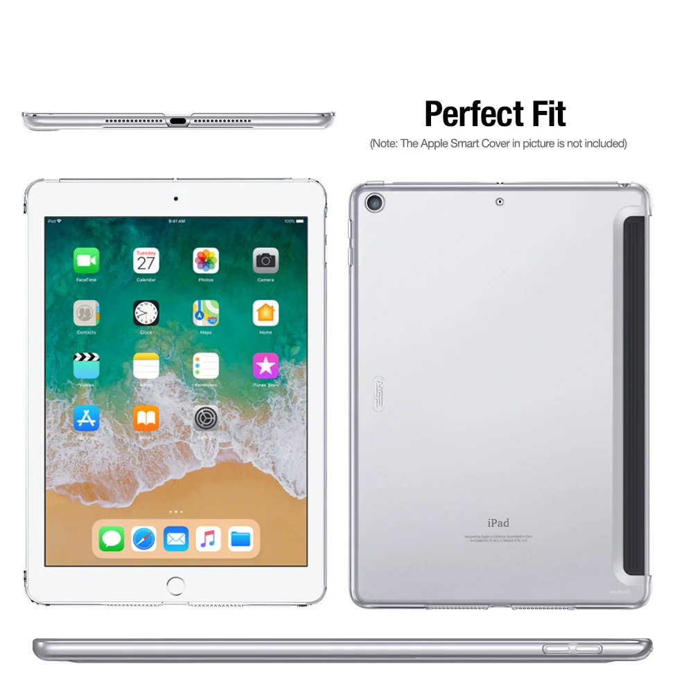 Чехол ESR для iPad 2018 9 7 дюйма Жесткий идеально сочетается со смарт клавиатурой