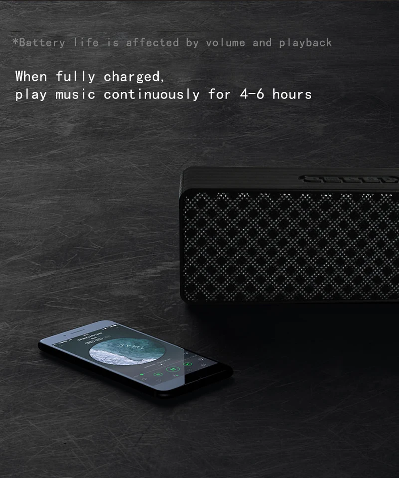 Bluetooth 4. 2 смарт беспроводной стерео динамик радио беспроводной динамик открытый модный динамик умный голосовой звонок сабвуфер
