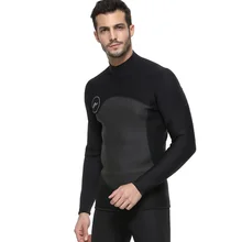 KOMAY 2 мм Мужской раздельный с длинными рукавами гидрокостюм для подводного плавания сёрфинга холодный теплый костюм для дайвинга