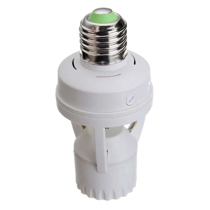 

1 шт. AC 110V-240V 60W ПИР Индукционная инфракрасный датчик движения Сенсор E27 светодиодный Основание светильника держатель W/светильник Управление переключатель лампы гнездо адаптера