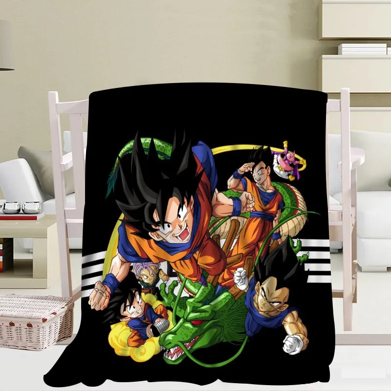 Аниме Dragon ball z одеяло s Путешествия Диван коралловый флис тканевые одеяла мягкие пользовательские Фланелевые Одеяло для дивана/постельное покрывало - Цвет: Blanket7