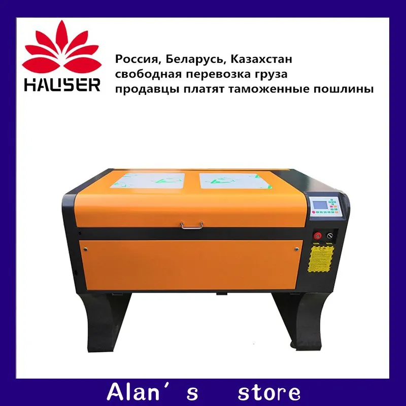 HCZ co2 лазерный гравер Ruida RECI w4 130 Вт 6090 Лазерная гравировальная машина кулер для