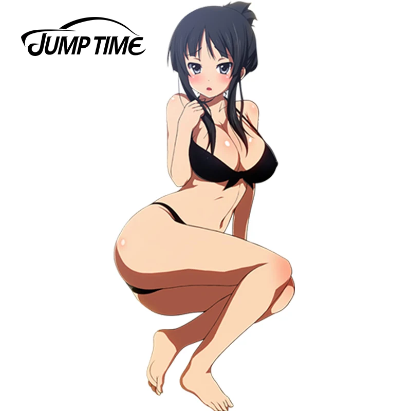 JumpTime 13 см x 5 7 сексуальная девушка Akiyama Mio наклейка для оформления в багажнике