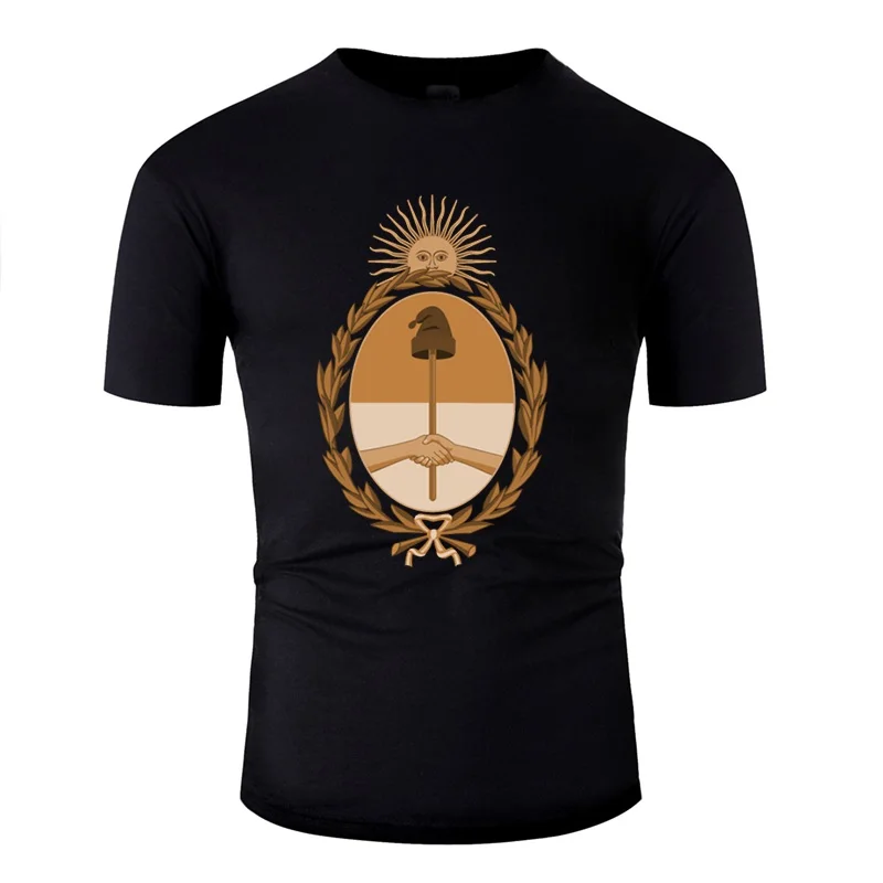 Designs Humor Coat Of Arms Argentina T Shirt For Men 2020 O-Neck Tee Clothing Oversize S-5xl Hiphop Tops |