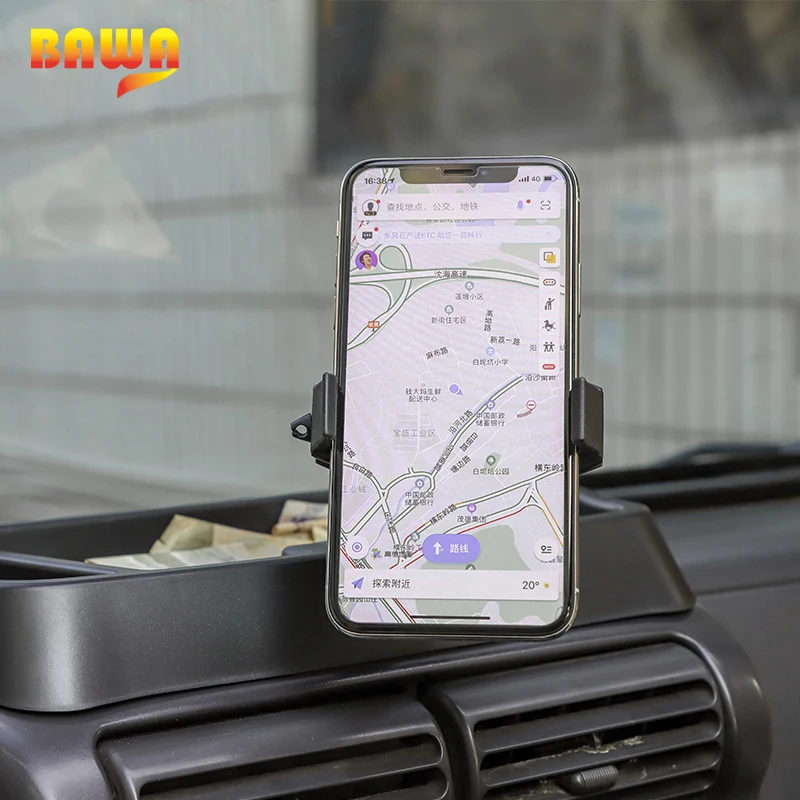 BAWA автомобильный IPad держатель для мобильного телефона Подставка Кронштейн с ящиком для хранения аксессуары для Jeep Wrangler TJ 1997-2006