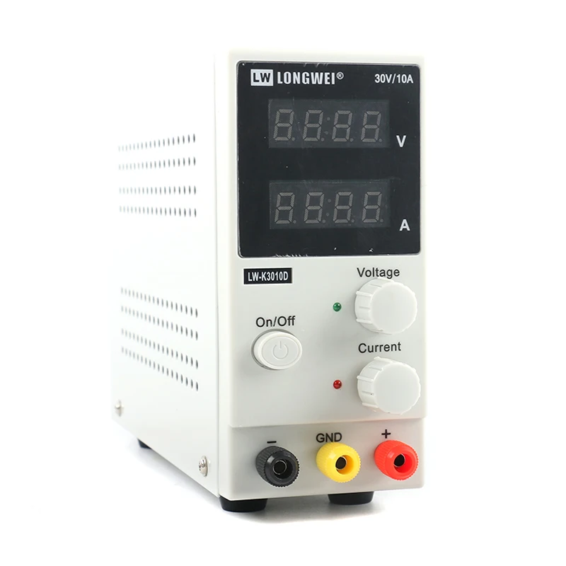 Регулируемый цифровой мини источник питания постоянного тока LW3010D 30 В 10 А