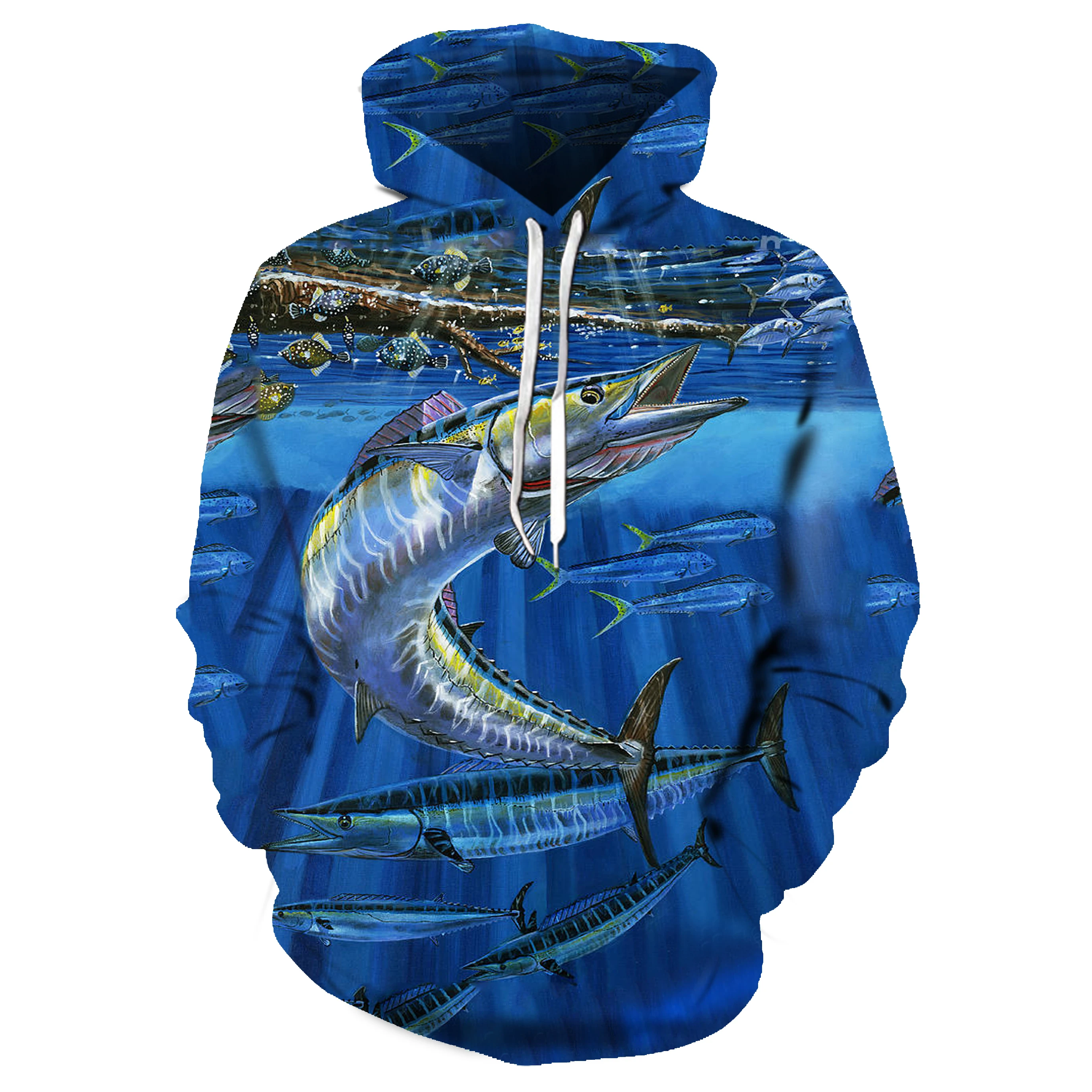 Рыбак для мужчин и женщин с длинным рукавом 3D тропическая рыба забавные толстовки для Fishinger толстовки с капюшоном уличная одежда хип-хоп куртки