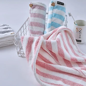 

Women Hair Towel Bathroom Soft Super Absorbent Quick-drying Microfiber Bath Towel Hair Dry Cap Salon Towel Shower Cap Turban