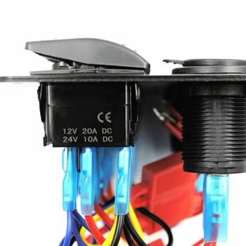 

Replacement Rocker Switch Panel Parts Waterproof 18.2cmx12cmx7.5cm Accessories Boat