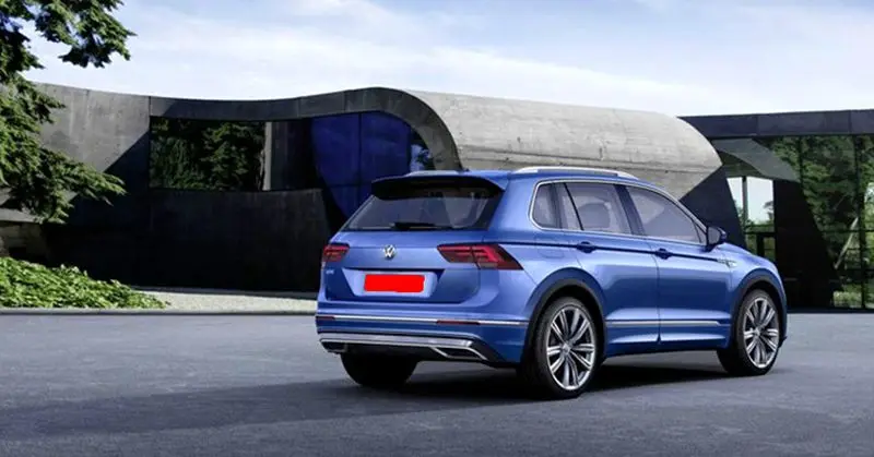 For Volkswag Tiguan abs spoiler car tail wing decoration rear trunk wing spoiler for New Tiguan