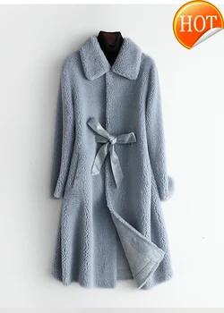 

Coat Real Fur Female Real Wool Coats Autumn Winter Jacket Women Clothes 2020 Lamb Fur Korean Jackets Abrigo Mujer MY3492