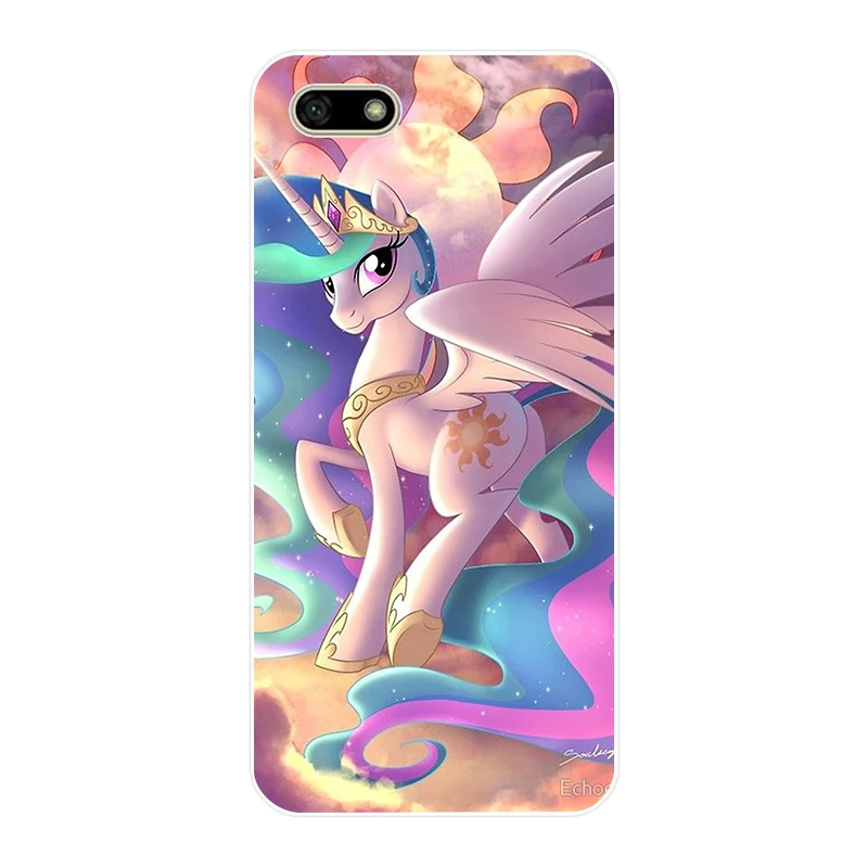 Мягкий силиконовый чехол из ТПУ для huawei Honor 7a 5 45 pro 7 дюйма 230FG с рисунком My Little Pony