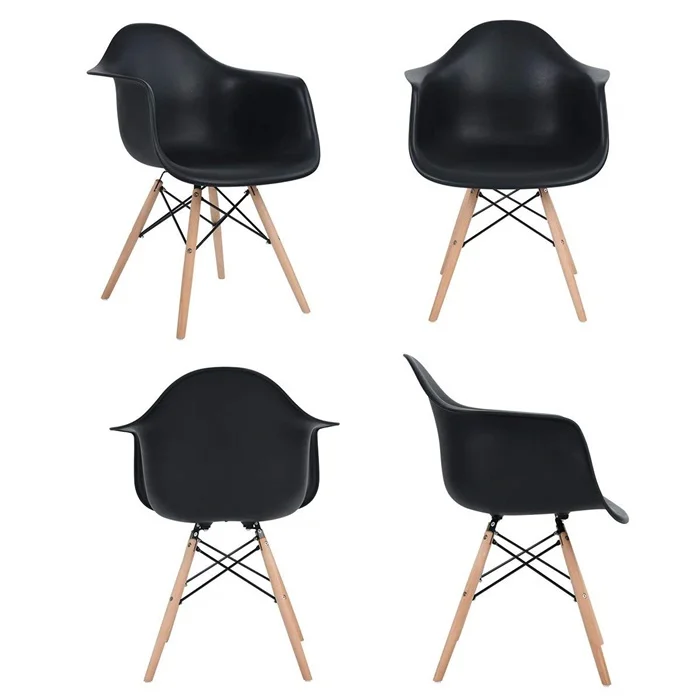 DAW Chair - Black-armchair-dining-chair - 1 (2)