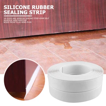

Durable Wear Resistance Dustproof Door Bottom Stickers Waterproof Wall Sticker Sink Edge Tape Silicone Sealing Strip