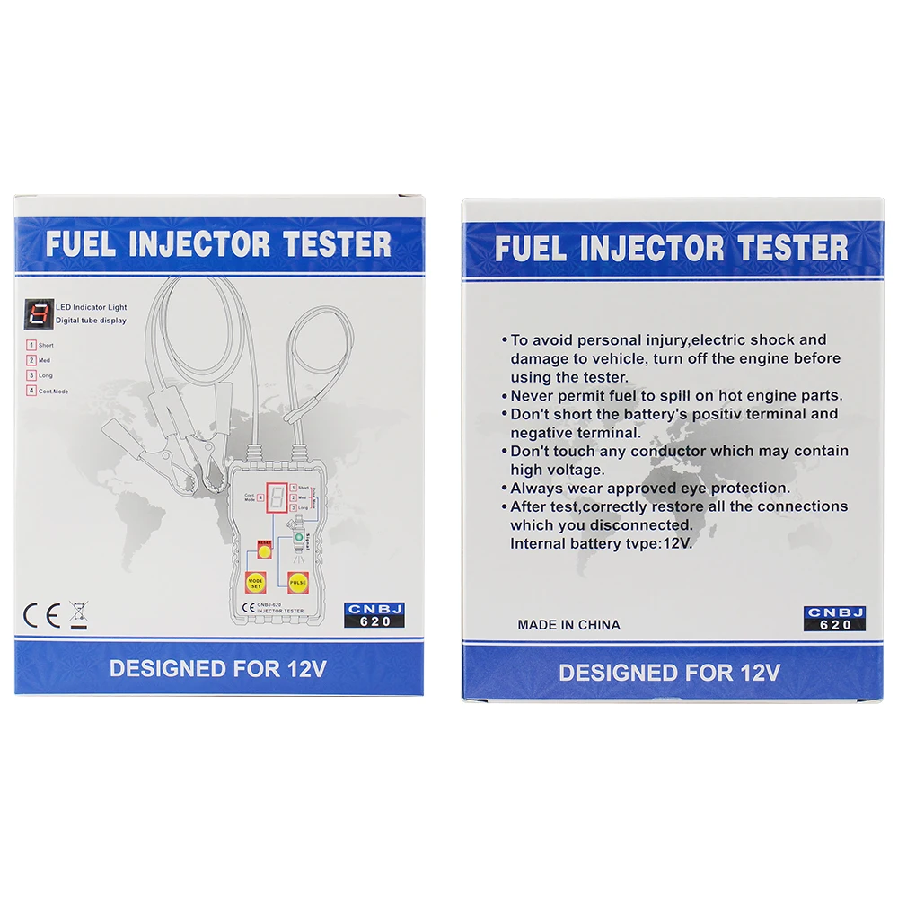 Professional Injector Tester Fuel Injector 4 Pluse Modes Tester Powerful Fuel System Scan Tool fuel in stock car diagnostic tool,car fuel injector tester