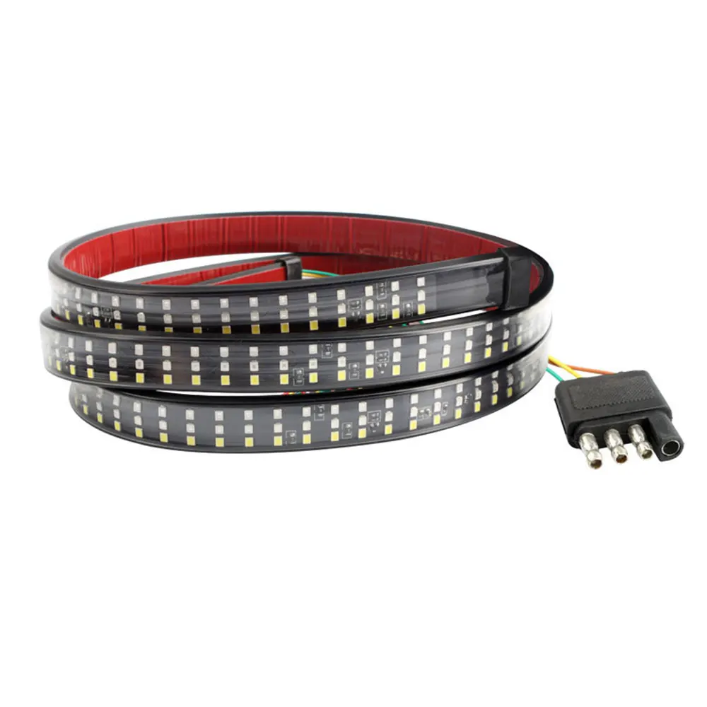 Najtaniej 432LED 60 cal potrójne rzędu 5 funkcja ciężarówka tylna klapa LED listwa świetlna z tyłu hamowania włącz sygnał świetlny dla Jeep Pickup SUV Dodge