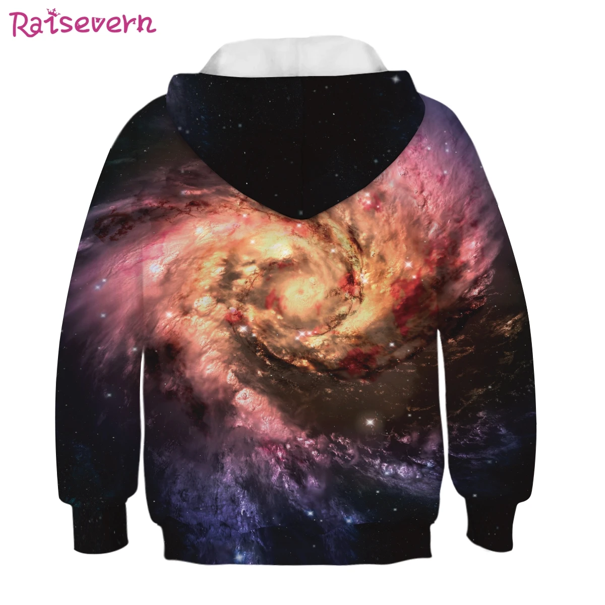 Raisvern Galaxy/детские толстовки с 3D принтом; пальто с капюшоном в стиле унисекс; куртки с длинными рукавами и принтом для девочек и мальчиков; толстовки; осень г