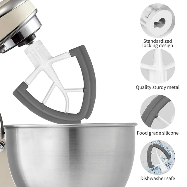 Stainless Steel Flat Beater Kitchen Aid 4.5 5 Tilt-stand Mixer Accessory -  Blender Parts - Aliexpress