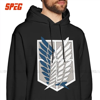 

Men's Sweatshirt Wings Of Freedom AoT Attack On Titan 100% Cotton Original Vintage Hoodies Anime Manga AoT Hooded Tops