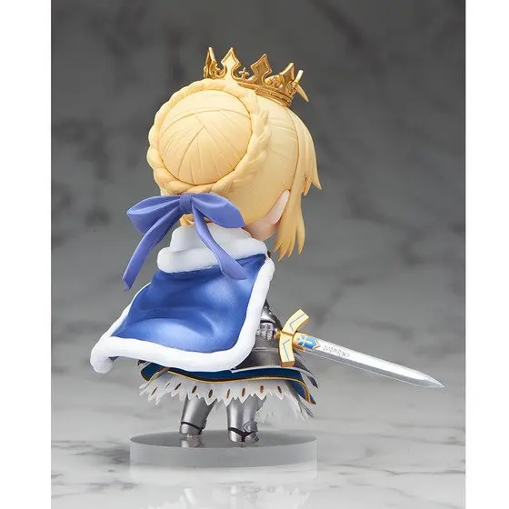 Японское аниме 10 см Q версия Fate Stay Night Saber nero Alter Pendragon ПВХ экшн фигурка Модель