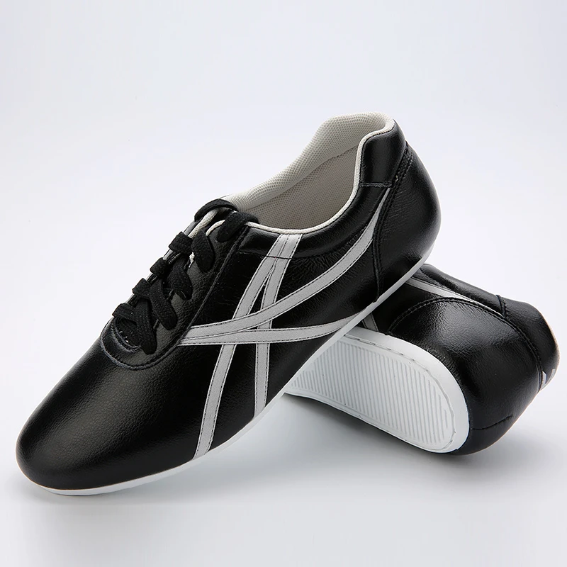 Natural Leather Cowhide Tai Chi Shoes Soft Genuine Leather Kung Fu