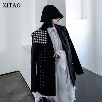 

XITAO Women Fashion Blazer Full Sleeve Single Breast Small Fresh Casual Style Elegant 2020 Autumn Minority Loose Coat ZYQ4341