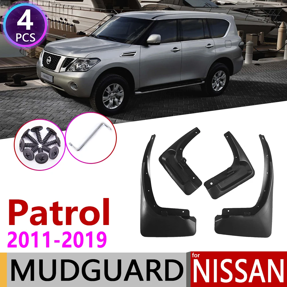 Брызговик для Nissan Patrol Y62 2011 ~ 2019 Fender брызговик закрылки аксессуары брызговиков 2012