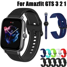 

Silicone Bracelet For amazfit gts 3 Smart watch band For Amazfit GTS 2/GTS 2e/ gts 2 mini Watch Accessories correa amazfit gts